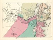 Salem City, Massachusetts State Atlas 1871